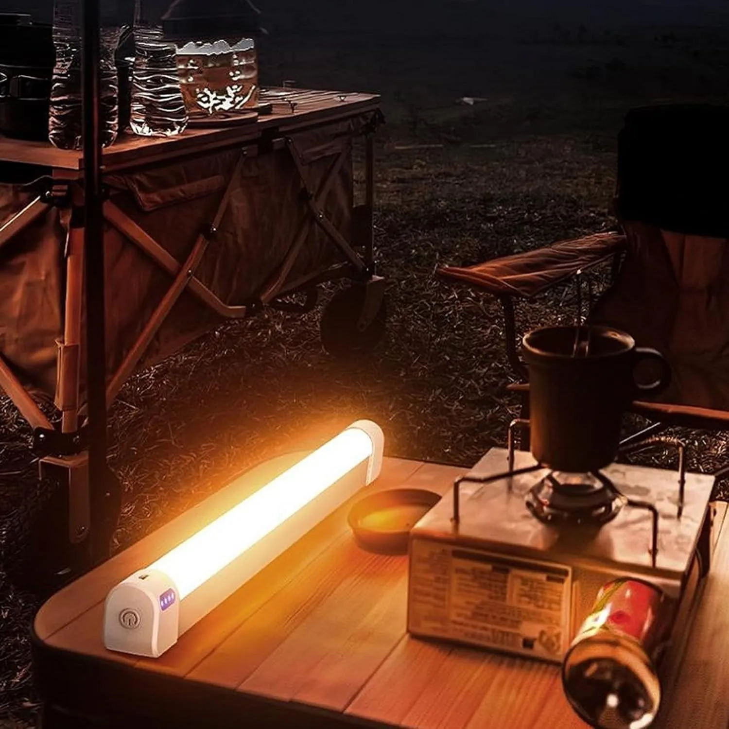 er Bright LED Camping Night Work Tent 5 Modes Magnetic Adsorption Life Waterproof USB Charging
