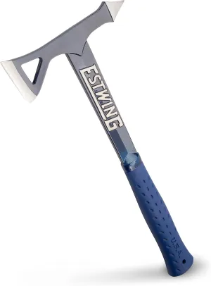 ESTWING Tomahawk Axe - 16.25" Lightweight Hatchet with Forged Steel Construction & Shock Reduction Grip - E6-TA