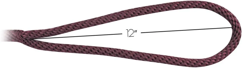 Extreme Max 3006.2341 BoatTector Solid Braid MFP Dock Line - 1/2" x 20', Burgundy