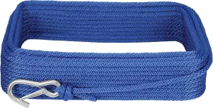 Extreme Max 3006.3448 BoatTector Solid Braid MFP Anchor Line with Snap Hook - 1/2" x 100', Royal Blue