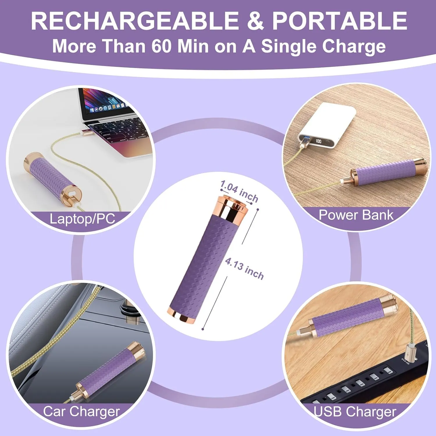 Facial Hair Remover for Women, Painless Rechargeable Hair Removal Device, Comes with 2 Replacement Heads, Portable Electric Shaver/Razors for Face, Chin, Upper Lip, arms (Sky Blue)