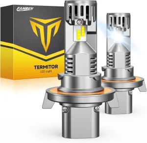 FAHREN Upgraded H13/9008 Bulb, [Modern & Brightest] 33000LM 6500K Ultra-Bright Bulb 1:1 Mini Size No Adapter Required 9008 Fog Light bulb, Quick Install No Adapter Needed H13 bulbs,Pack of 2