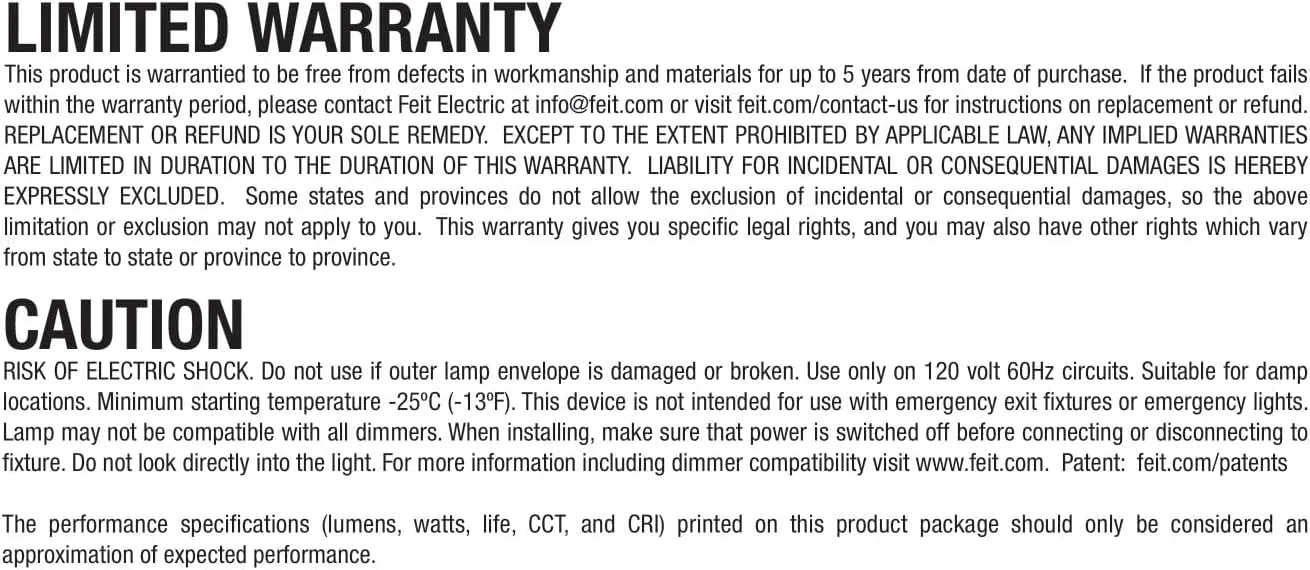 Feit Electric T848/850/B/LED/2/5 4FT T8 LED Tube Light, Type B Ballast Bypass, Ballast Removal Required, 18W=32W, 5000K Daylight, Double-End Powered, F32T8 Fluorescent Tube Replacement, UL, Pack of 10