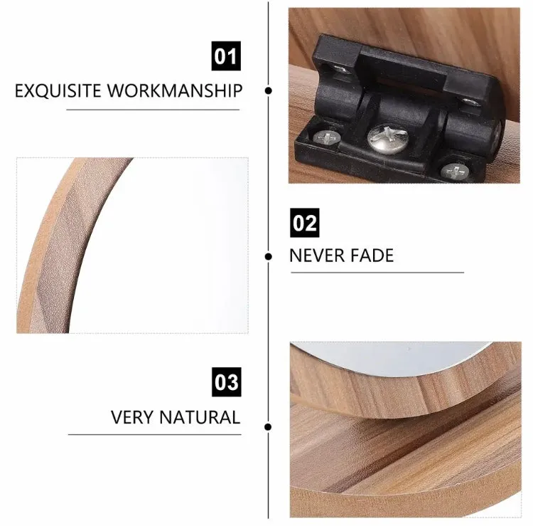 Folding HD Cosmetic Tabletop Desk Mirror