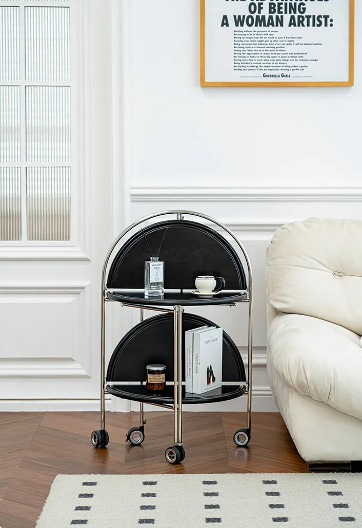 Folding Mobile Side Table