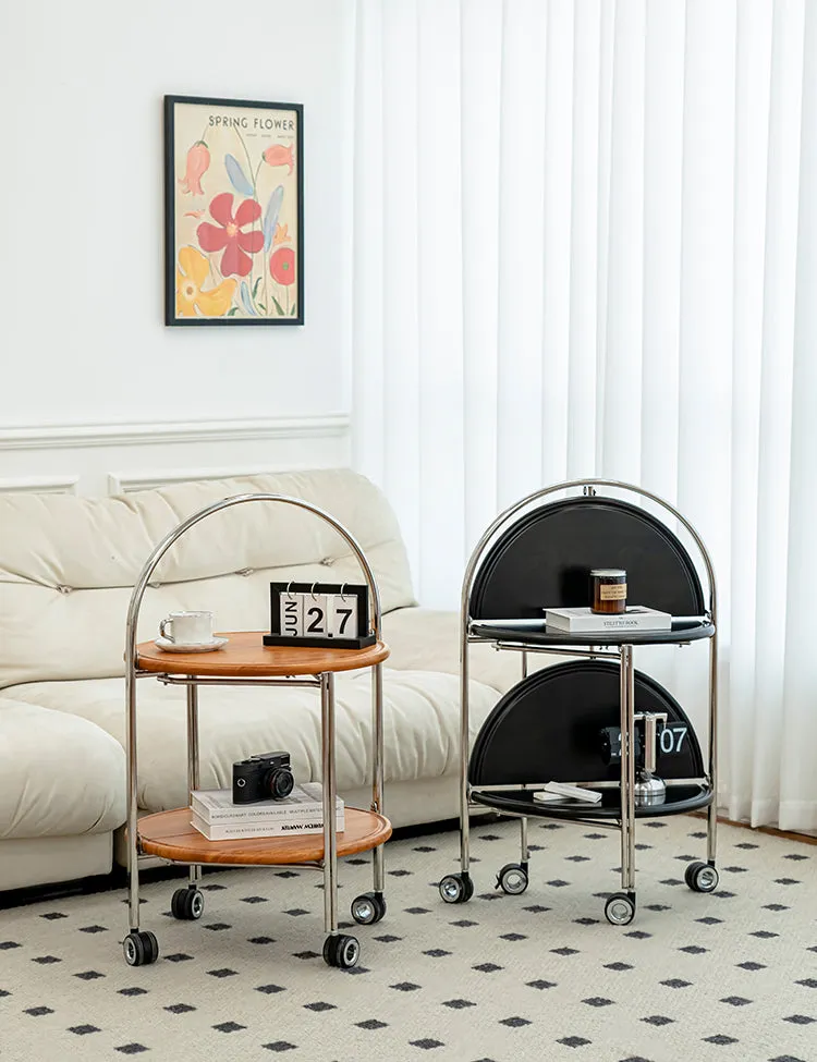 Folding Mobile Side Table