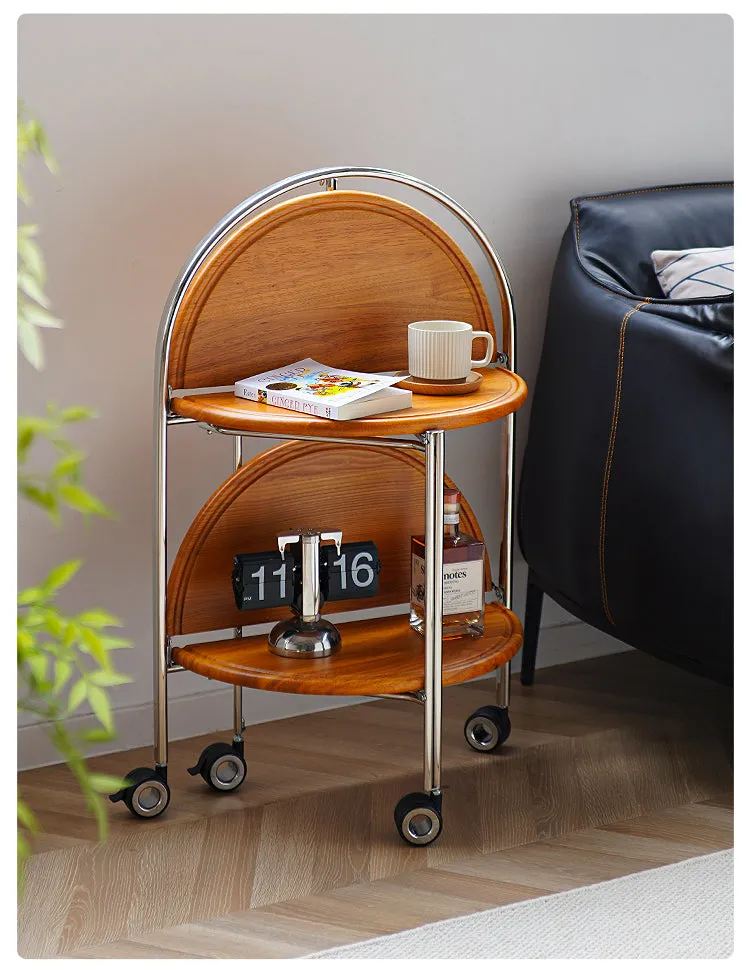 Folding Mobile Side Table