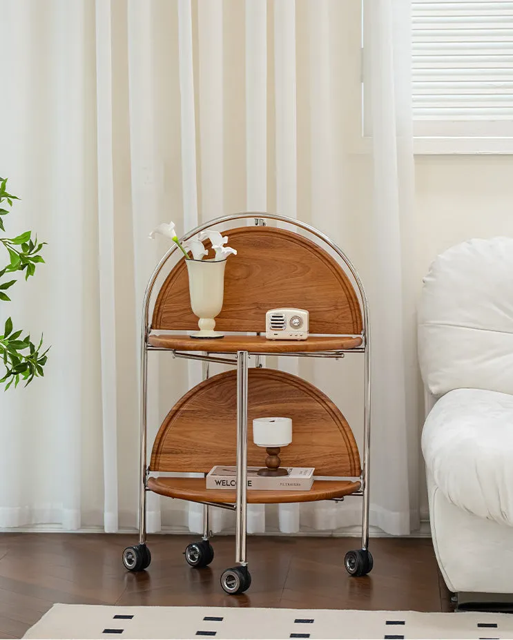 Folding Mobile Side Table