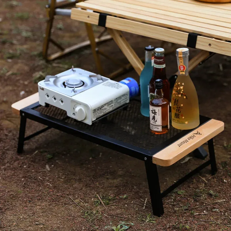 Folding Table with Mesh - Lightweight Outdoor Dining and Picnic Table, Easy to Carry and Store