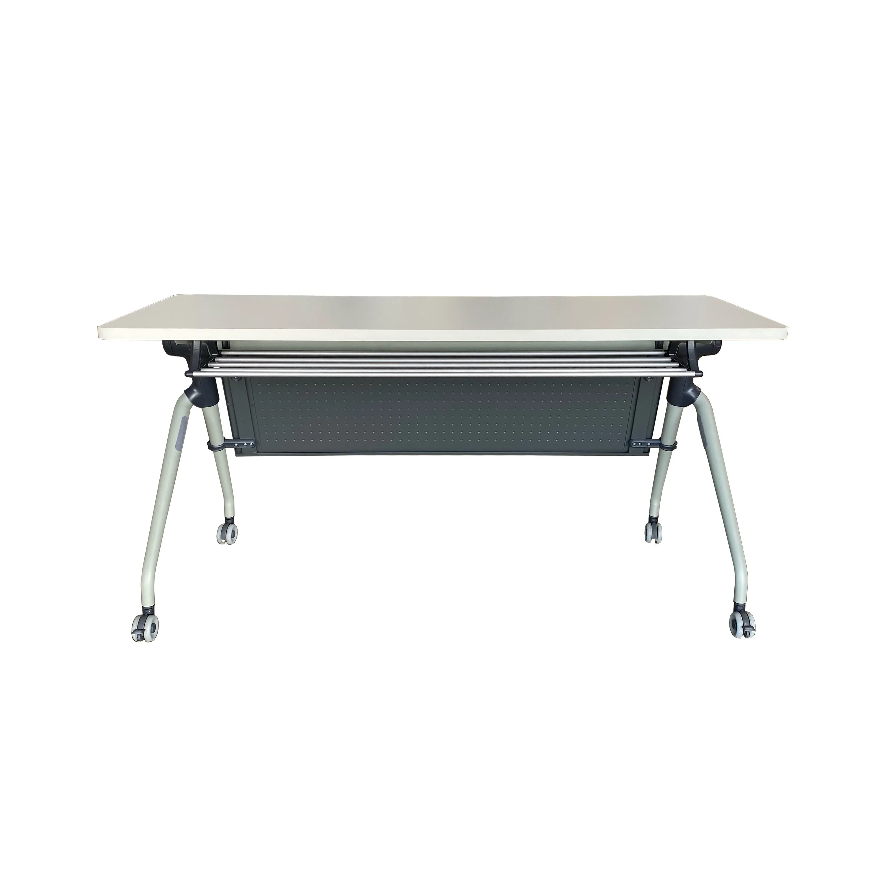 FOLDING TRAINING TABLE WITH INTEGRATED MODESTY PANEL