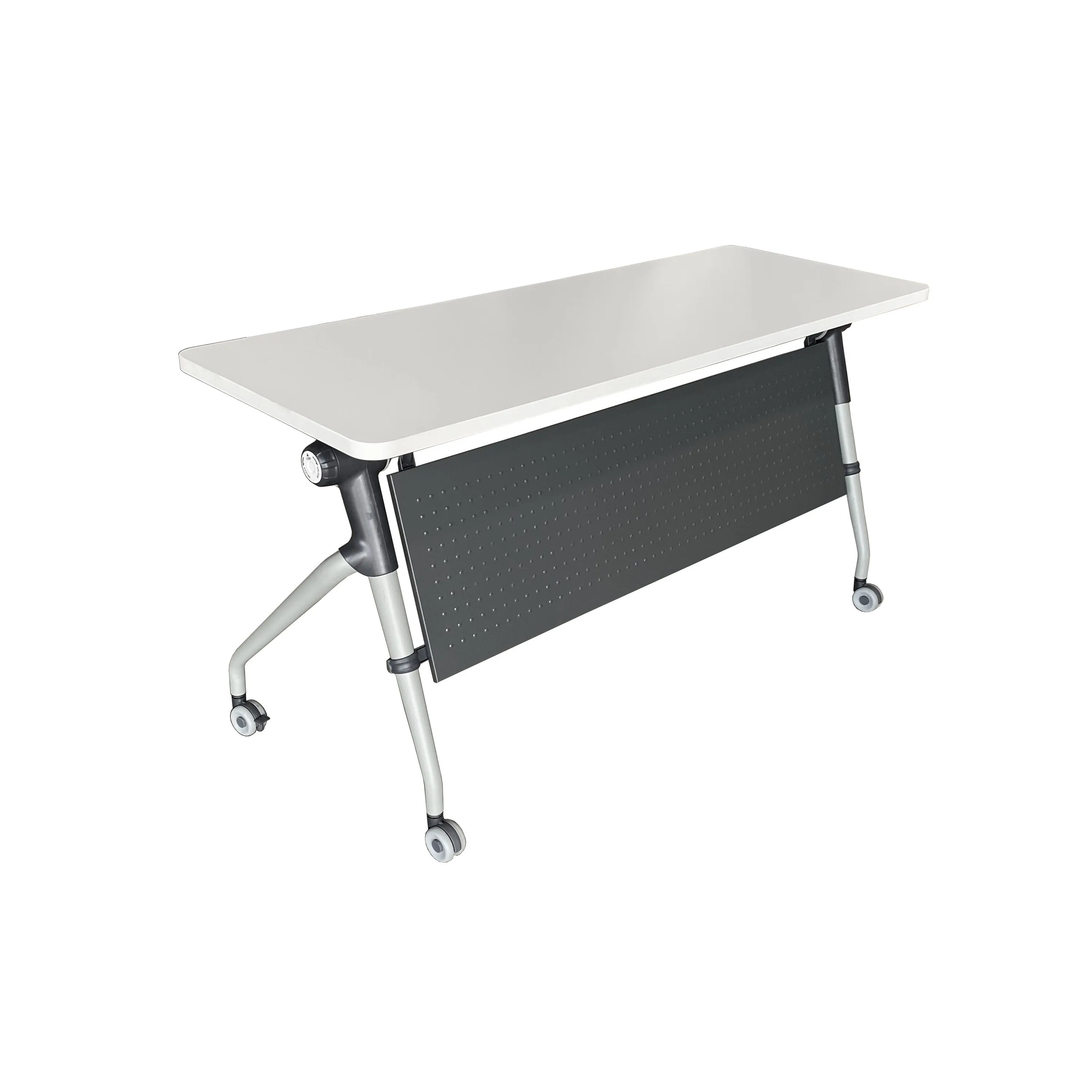 FOLDING TRAINING TABLE WITH INTEGRATED MODESTY PANEL