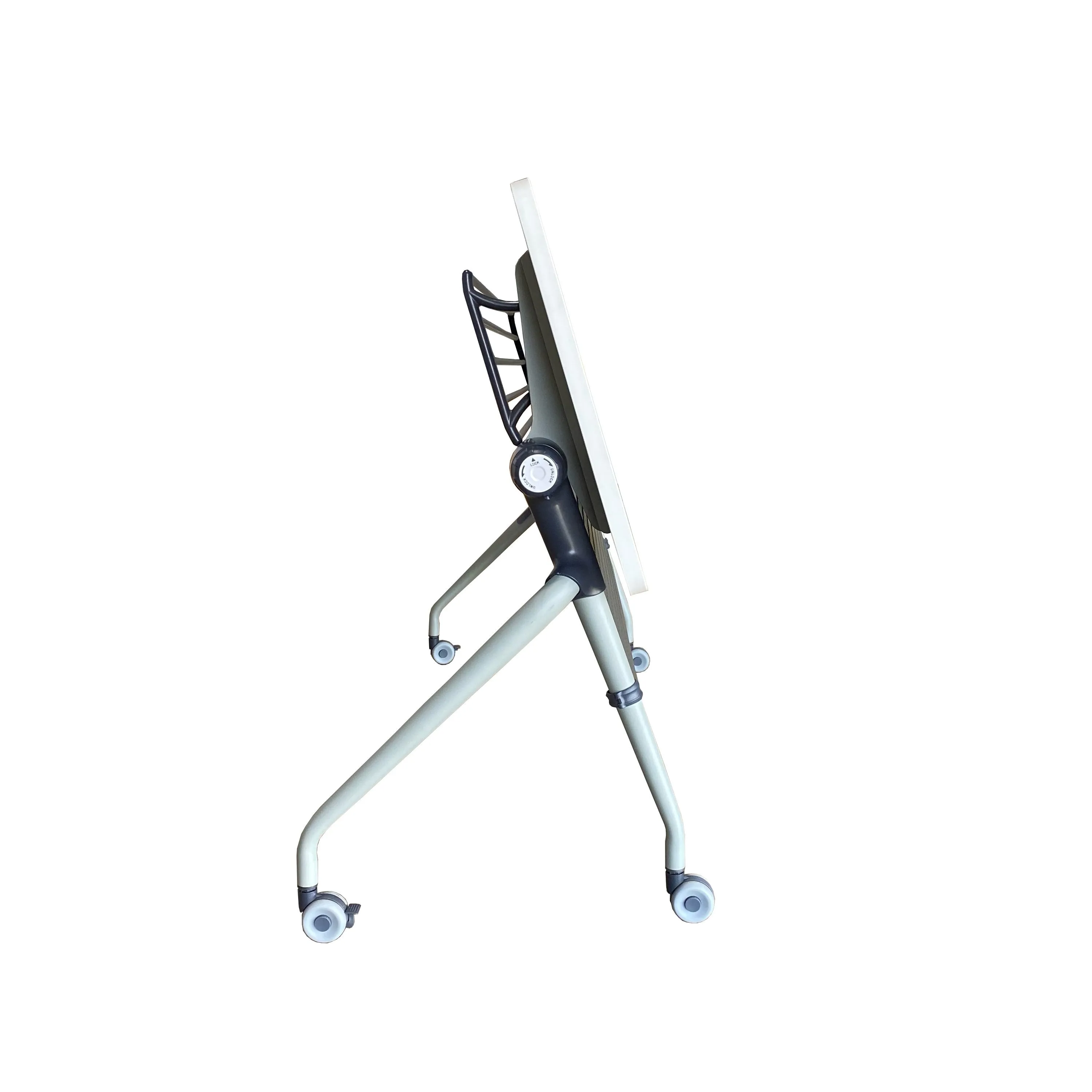 FOLDING TRAINING TABLE WITH INTEGRATED MODESTY PANEL