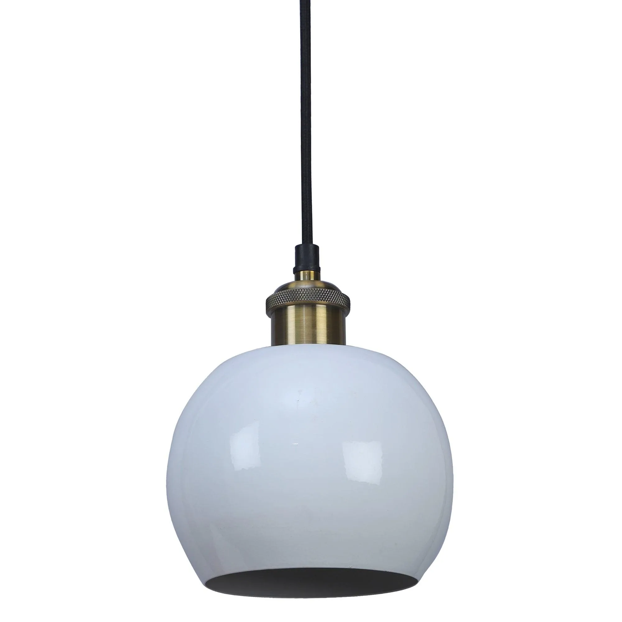 Formul White Metal Hanging Light by SS Lightings