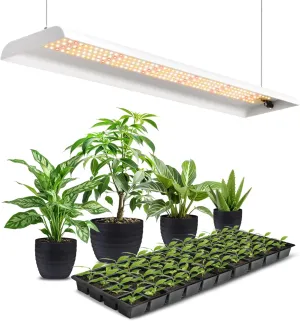 FOXGARDEN 2025 Upgrade LED Grow Light Full Spectrum, 2FT Plant Growing Lamp for Indoor Plants, 208 LEDs Hanging Plant Light with 4/8/12H Timer, 6 Dimmable Levels for Seed Starting and Indoor Growing