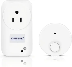 Garbage Disposal Wireless Switch Kit, Self-Powered Portable Remote Control Outlet On Off by CLEESINK