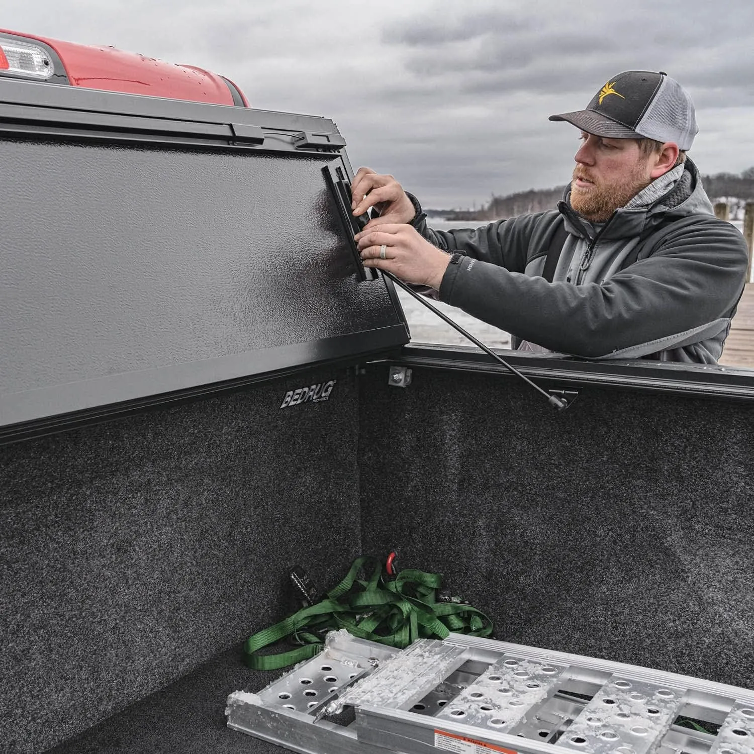 Gator FX Hard Quad-Fold Truck Bed Tonneau Cover | 8828227 | Fits 2019 - 2025 Dodge Ram 1500 w/o RamBox, Does Not Fit w/ Multi-Function (Split) Tailgate 5' 7" Bed (67.4")