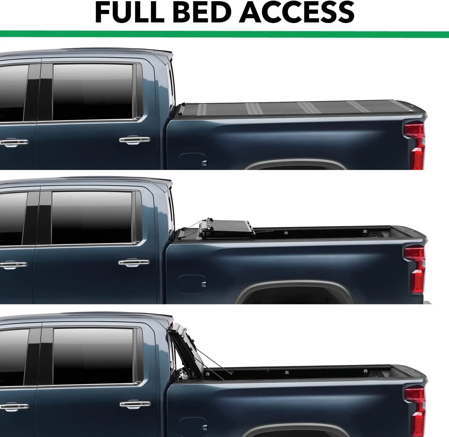 Gator FX Hard Quad-Fold Truck Bed Tonneau Cover | 8828227 | Fits 2019 - 2025 Dodge Ram 1500 w/o RamBox, Does Not Fit w/ Multi-Function (Split) Tailgate 5' 7" Bed (67.4")