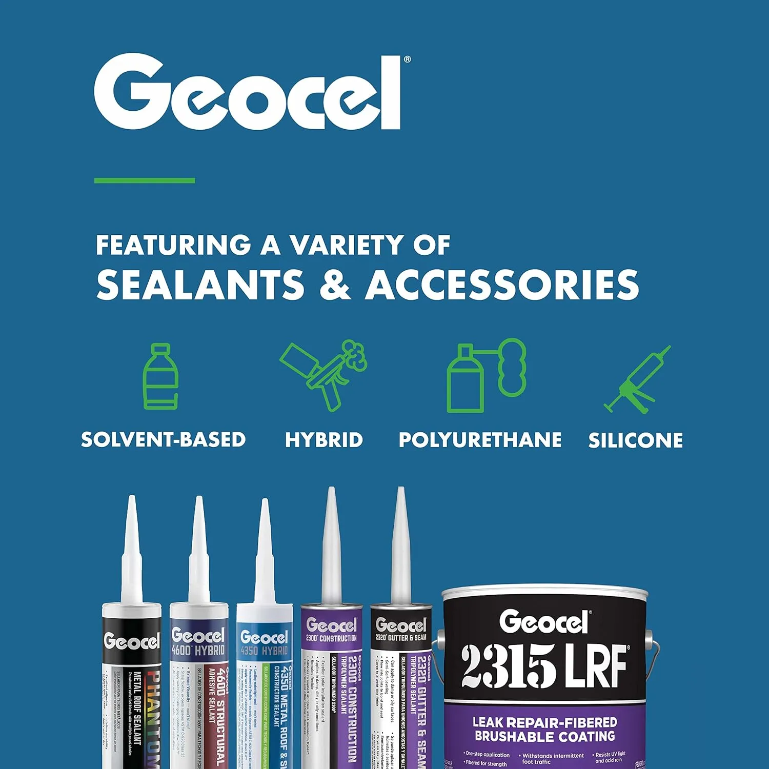 Geocel GC28100 Pro Flex RV Flexible Sealant - Clear