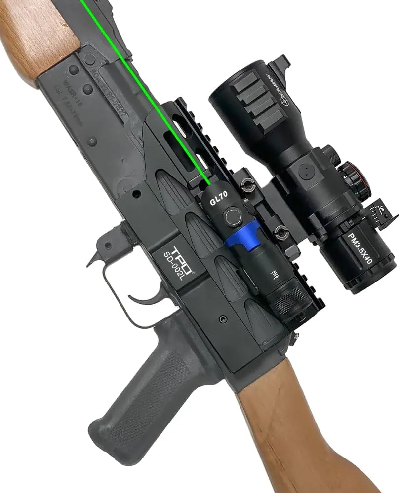 GII PM3.5X40 Prism Scope Long Eye Relief 3.5x40mm Prism Scope Wide Angle Red/Green/Blue Illuminated
