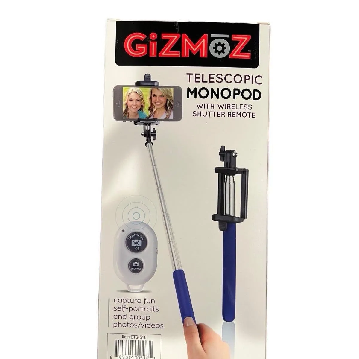 giZmoZ n gadgetZ Telescopic Monopod Selfie Stick with Bluetooth Remote and