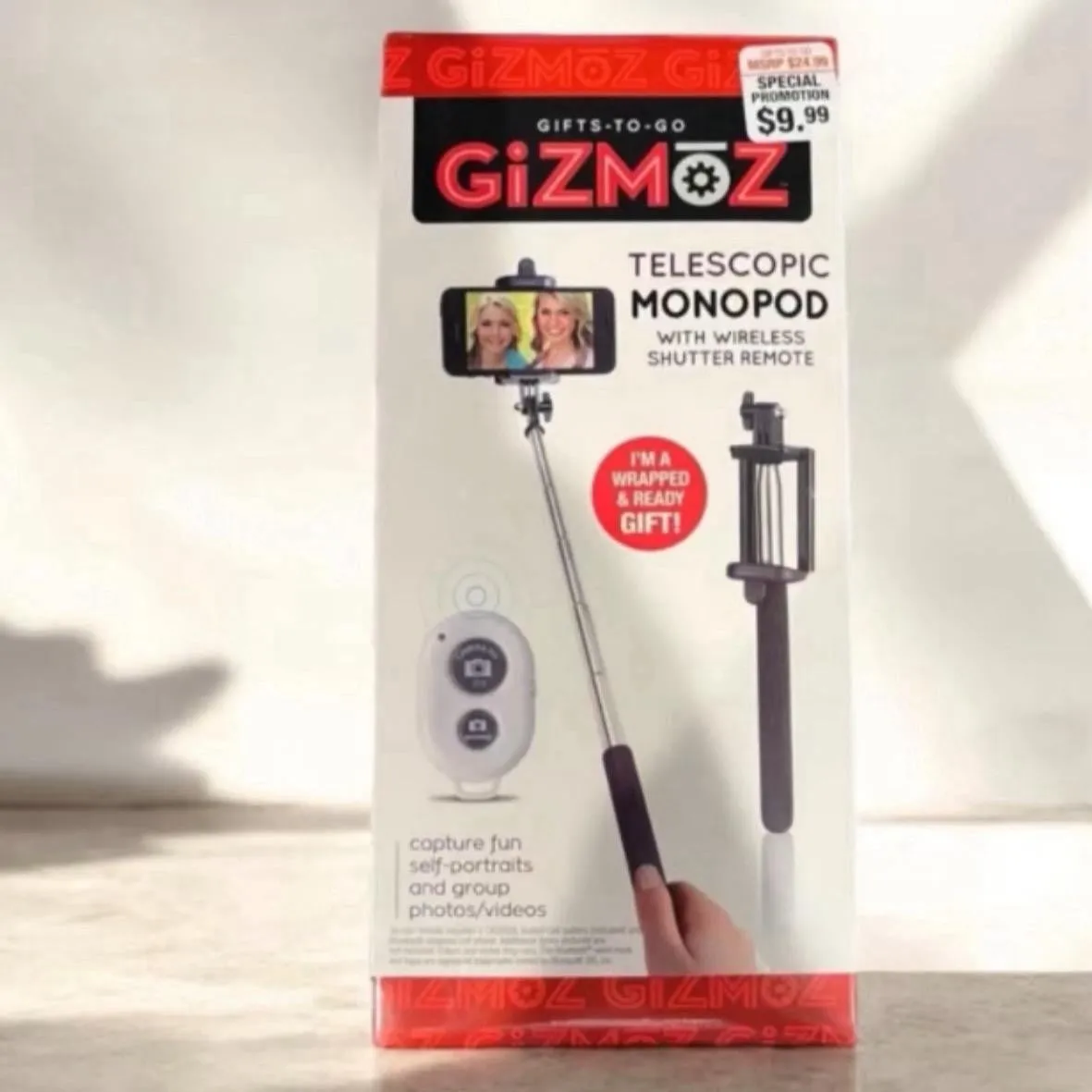 giZmoZ n gadgetZ Telescopic Monopod Selfie Stick with Bluetooth Remote and