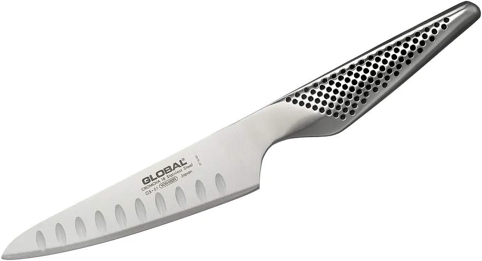Global 5" Chef's Utility Knife Fluted