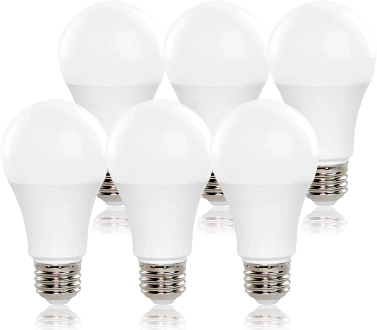 GoodBulb LED A19 Light Bulbs | 9 Watt (60 Watt Equivalent) | E26 Base | Daylight 5000K | EcoSmart Lights | High Output 825 Lumens | 6 Pack