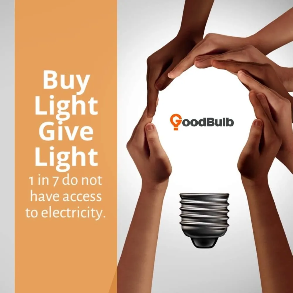 GoodBulb LED A19 Light Bulbs | 9 Watt (60 Watt Equivalent) | E26 Base | Daylight 5000K | EcoSmart Lights | High Output 825 Lumens | 6 Pack