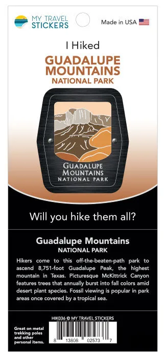 Guadalupe Mountains I Hiked