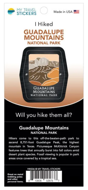 Guadalupe Mountains I Hiked