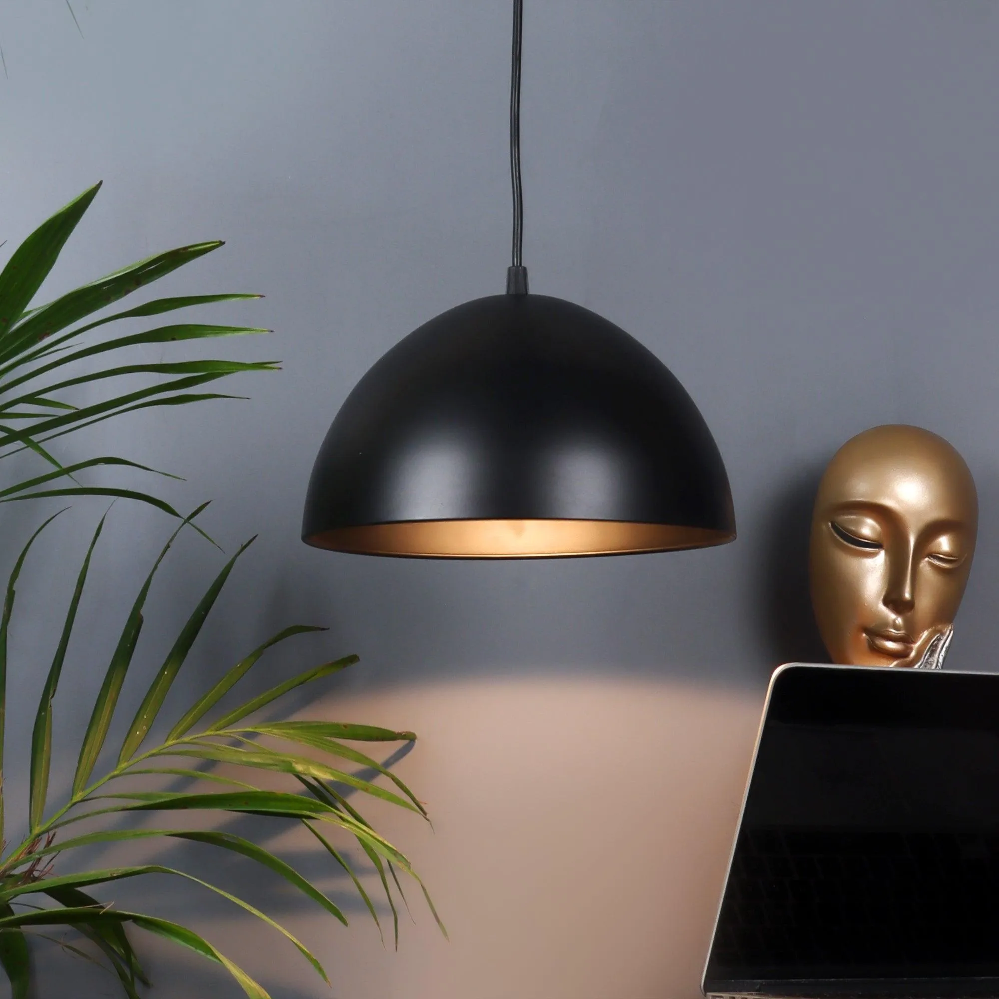 Hallway Black Hanging Light by SS Lightings