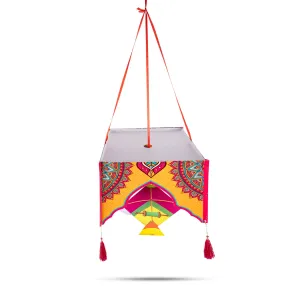 Hanging Kandil | Handmade Kandil/ Kite Design Paper Kandil for Home Decor