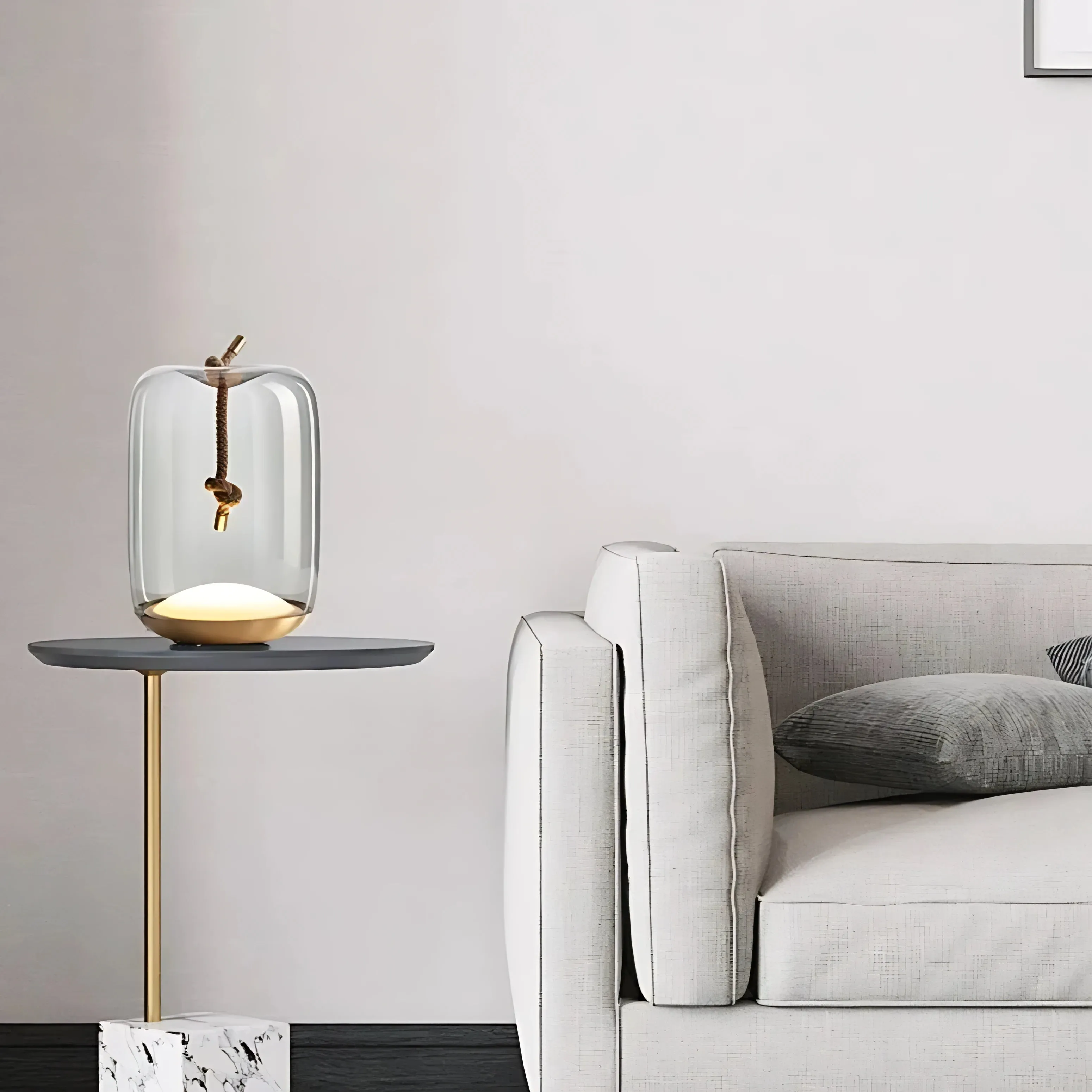 Hanging Rope Table Lamp