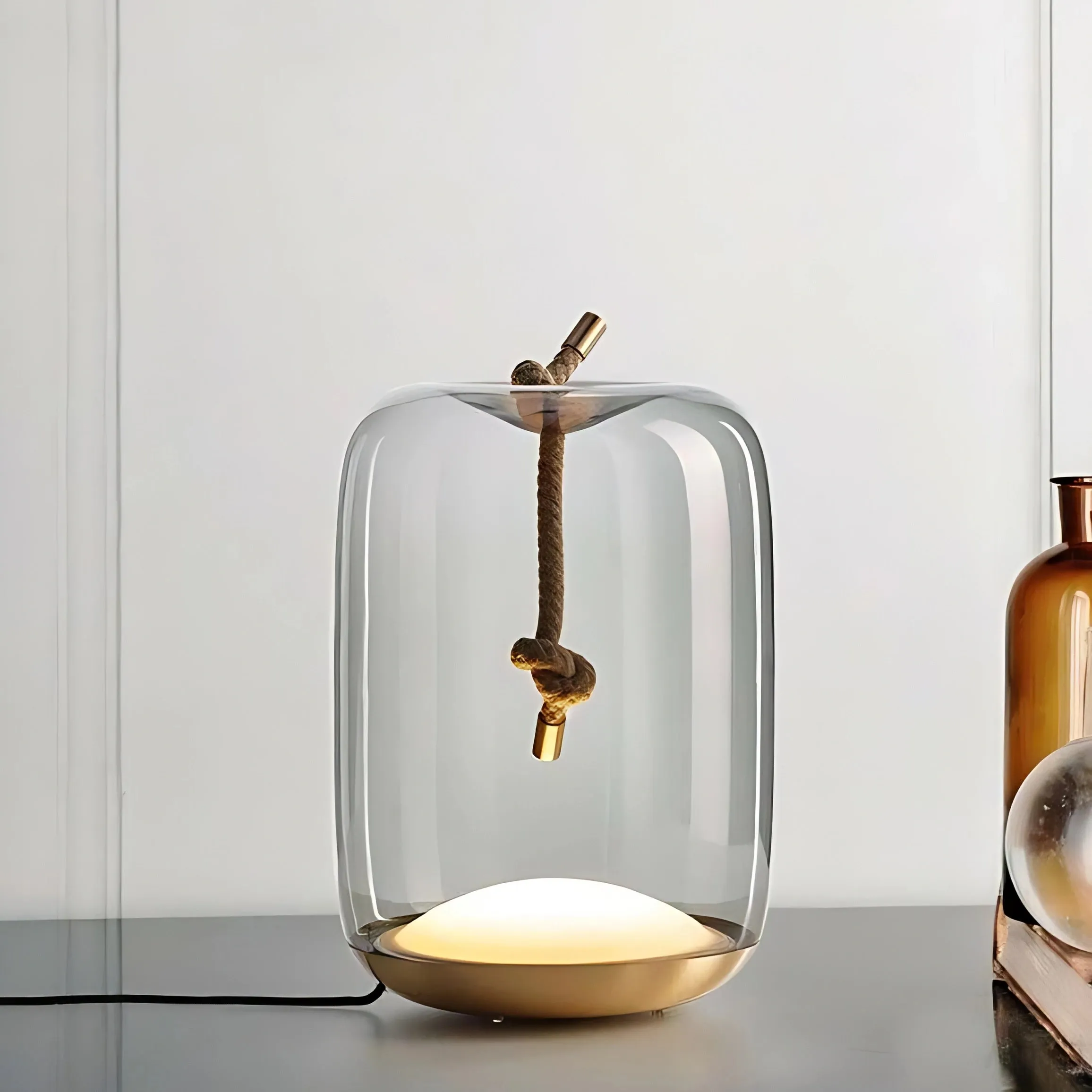 Hanging Rope Table Lamp