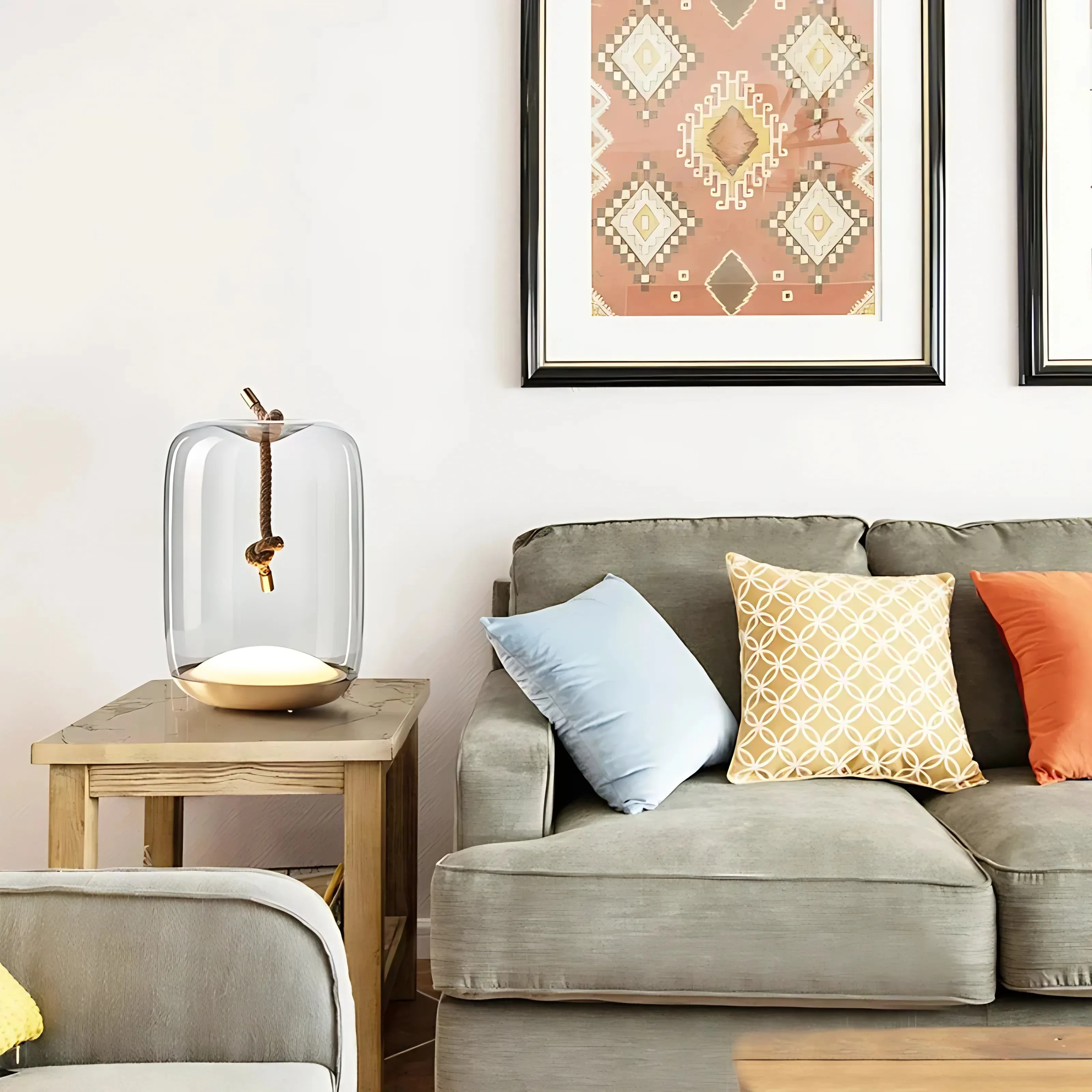 Hanging Rope Table Lamp