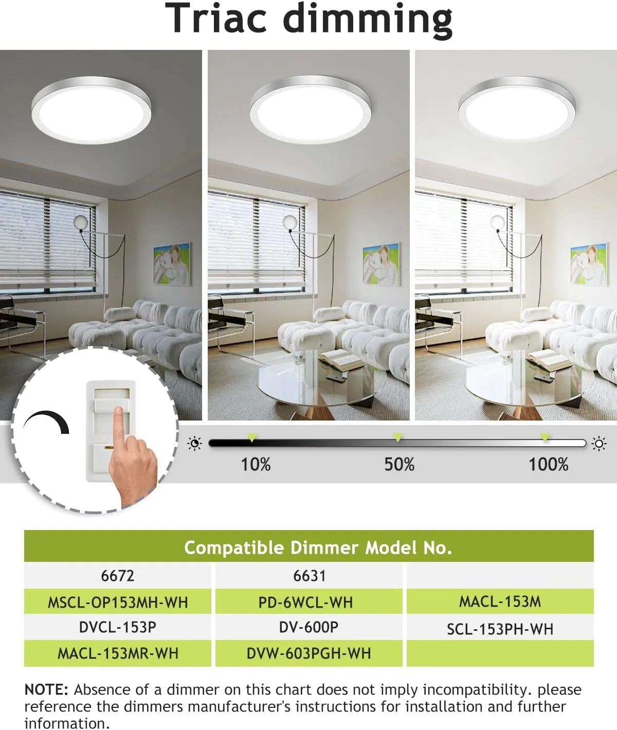 hepside 1PACK Flush Mount LED Ceiling Light Fixture Brushed Nickel, 12Inch 28W, Dimmable 3000K-4500K-6000K 3 Color Selectable Ceiling Lamp 3200LM Low Profile Ceiling Light for Kitchen Bedroom Hallway