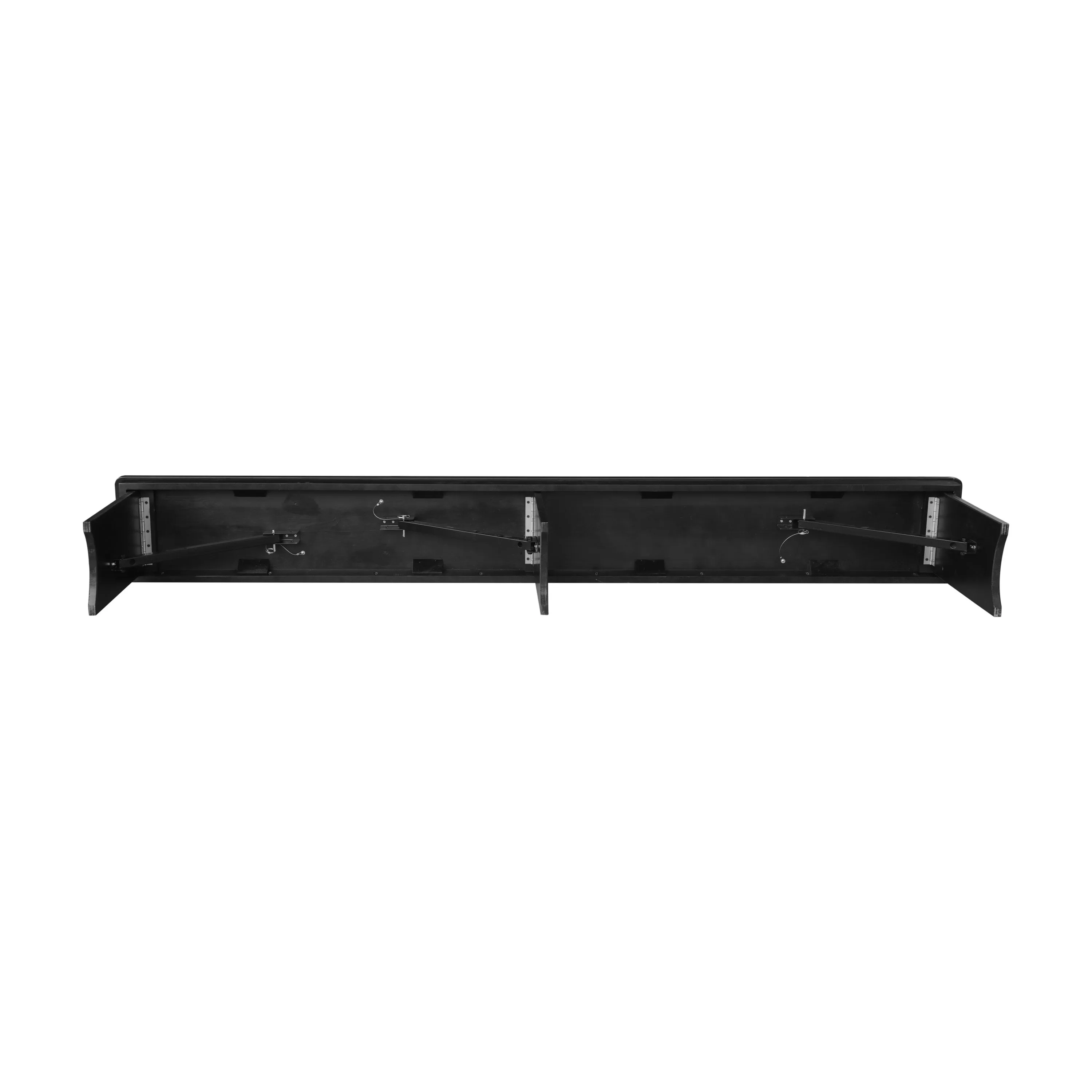 HERCULES Series 8' x 12'' Solid Pine Folding Farm Bench with 3 Legs