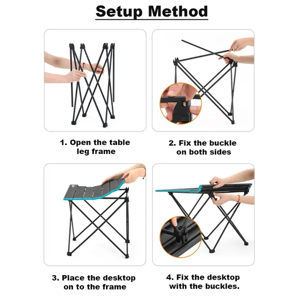 Hewolf Portable Folding Table