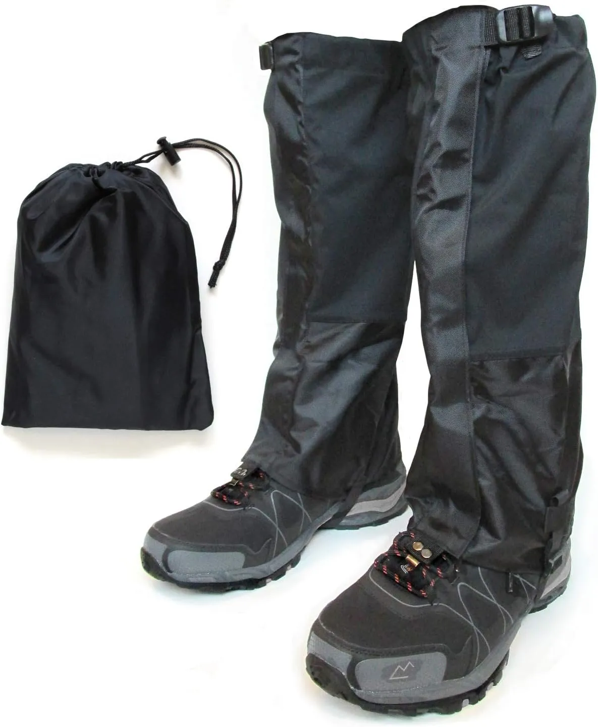 Hiking Gaiter - Waterproof Leg Gaiters for Women and Men - Nylon Lightweight Hiking Shoe Gaiters with Storage Bag