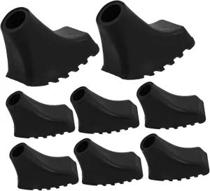 Hiking Pole Replacement Caps Trekking Pole Caps Nonslip PVC Base Pads Walking Cane Protectors for Hiking Camping