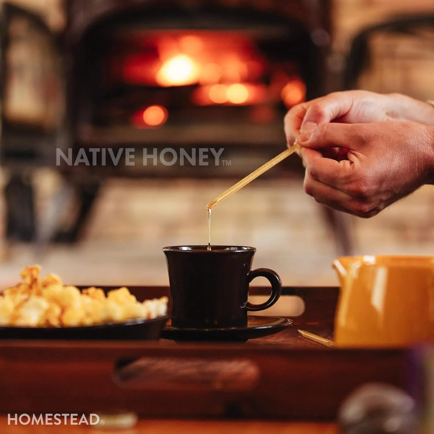 Homestead Honey Native Sticks 100 Count - Pure Wildflower - Individual Packets - Unfiltered Snack for Kids, Hiking, and Tea - Natural, No Additives - 8.25x6x1.25 inches