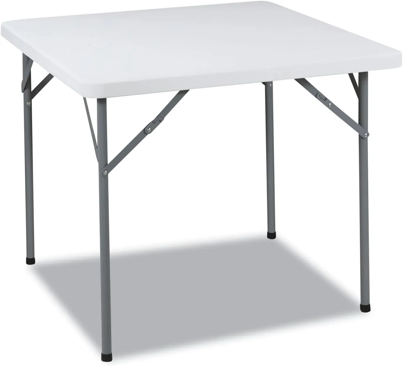 Iceberg IndestrucTable Classic Folding Table, Square, Platinum Granite, 200 Lbs. Weight Capacity 34" L x 34" W x 29" H