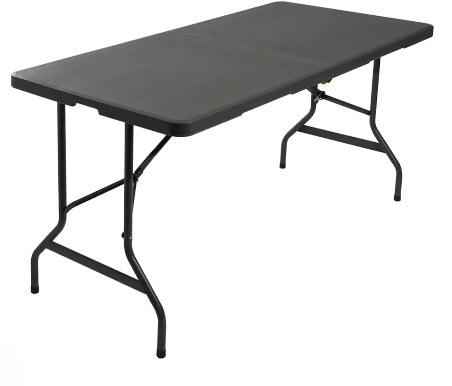 Iceberg IndestrucTable Too Bi-Fold Folding Table, Indoor/Outdoor, Commercial Grade, Charcoal, 60” W x 30” D x 29” H