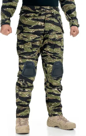 IDOGEAR SPORTS G3 Combat Pants for Men Tactical Military Pants with Knee Pads Multi Camo Trousers