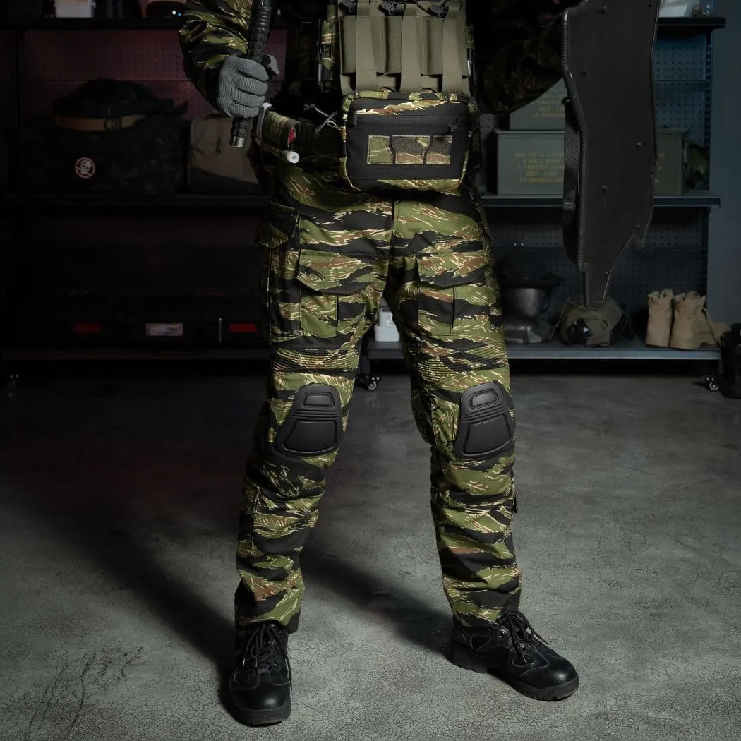 IDOGEAR SPORTS G3 Combat Pants for Men Tactical Military Pants with Knee Pads Multi Camo Trousers
