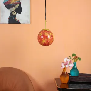Iron Hanging Lights Gold Finish