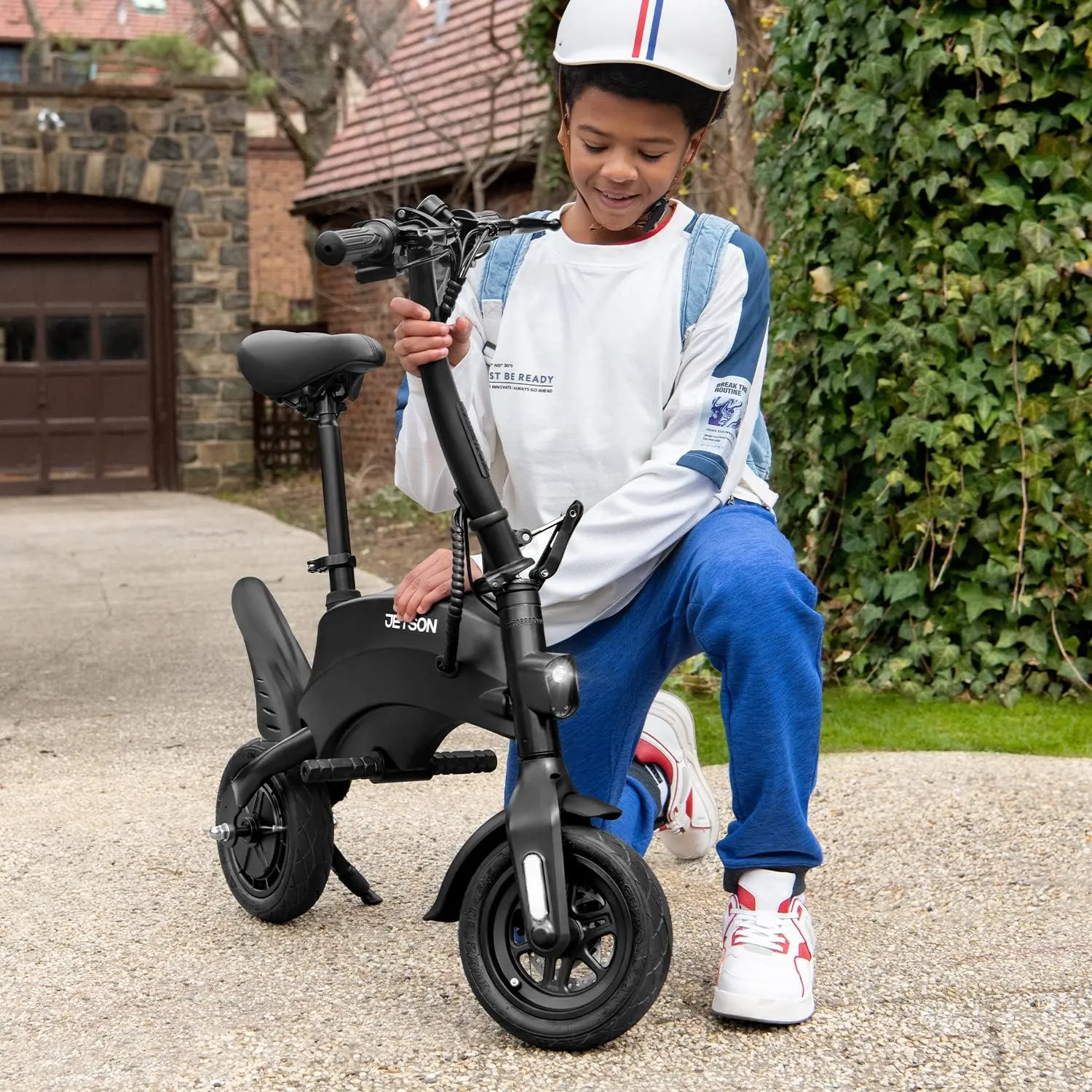 Jetson LX10 Folding Electric Bike, Includes Easy Folding Mechanism,250 Watt Motor, Top Speed of 15.5 mph, Twist Throttle,10" Wheels