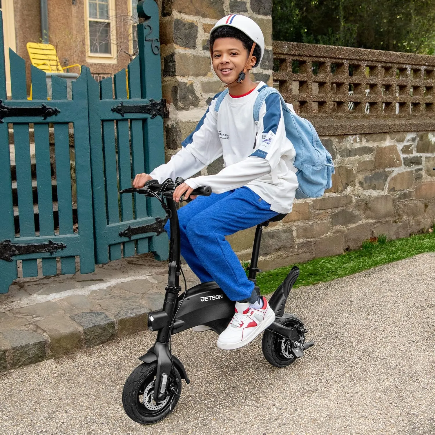 Jetson LX10 Folding Electric Bike, Includes Easy Folding Mechanism,250 Watt Motor, Top Speed of 15.5 mph, Twist Throttle,10" Wheels