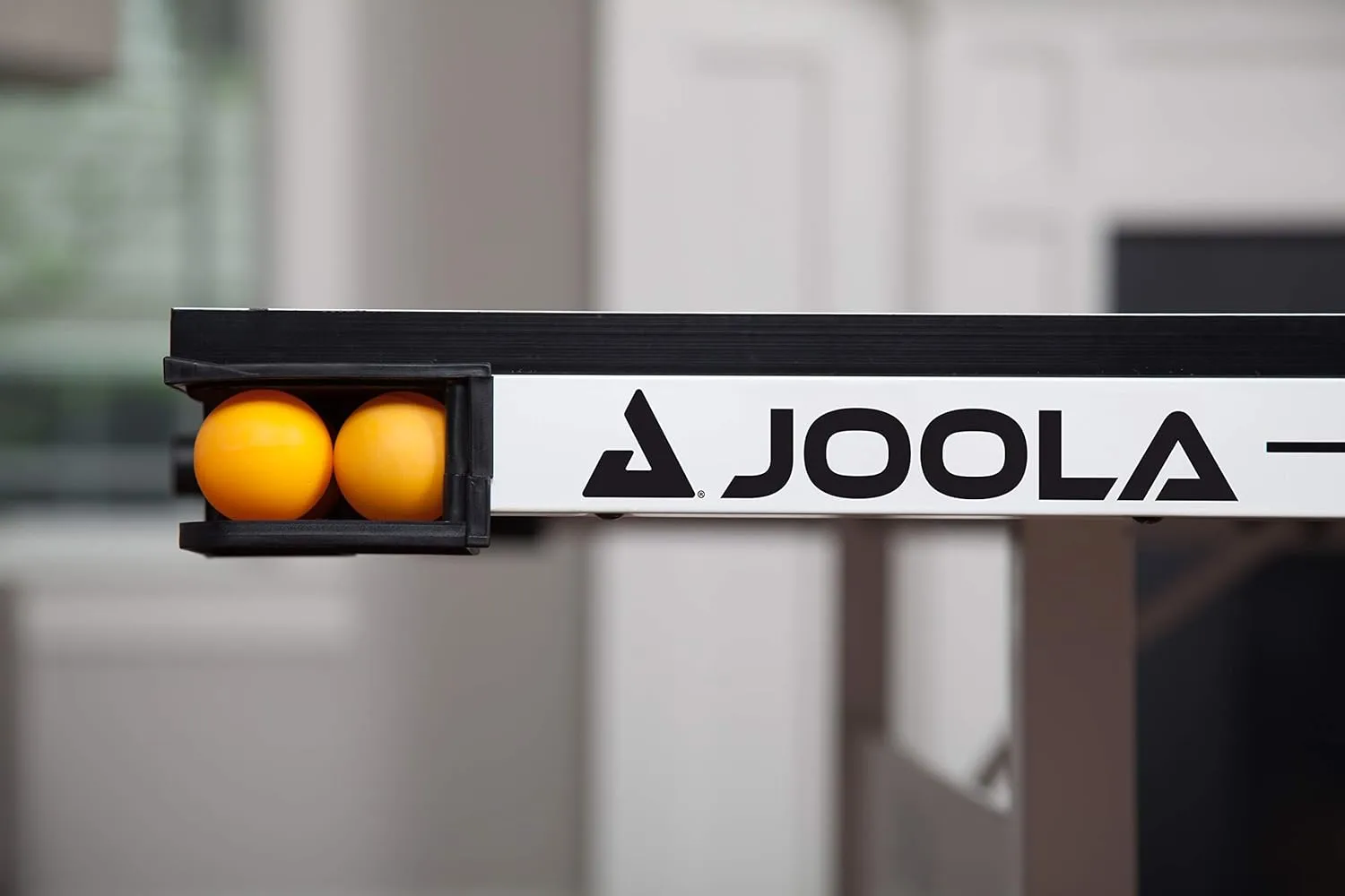 JOOLA Rally TL Professional MDF Indoor Ping Pong Table w/Quick Clamp Table Tennis Net & Post Set - 10 Minute Easy Assembly - Corner Ball Holders - Tournament Quality - Includes Playback Mode