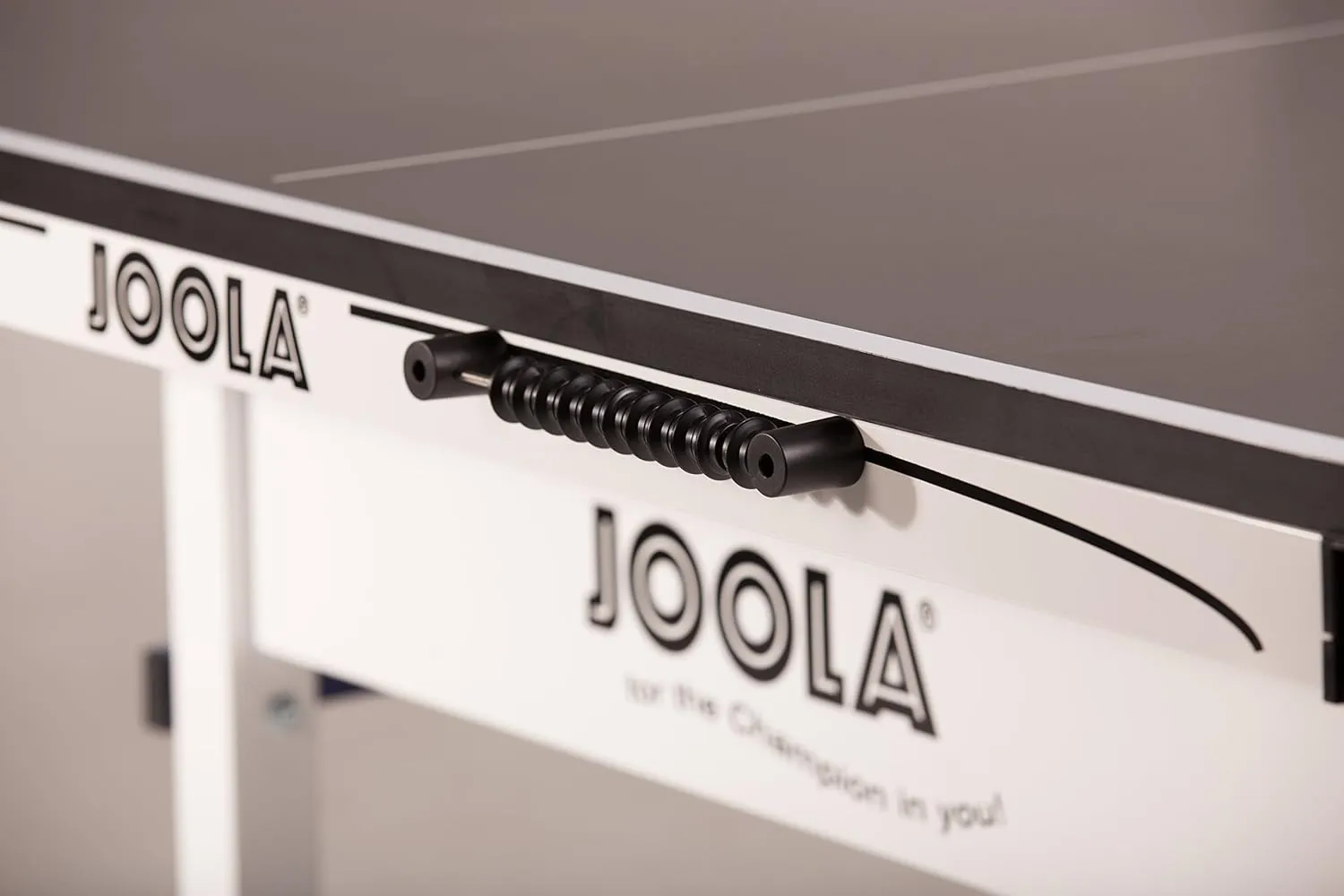 JOOLA Rally TL Professional MDF Indoor Ping Pong Table w/Quick Clamp Table Tennis Net & Post Set - 10 Minute Easy Assembly - Corner Ball Holders - Tournament Quality - Includes Playback Mode